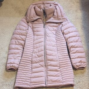DKNY Blush/Dusty Mauve Quilted Puffer Jacket/NWOT